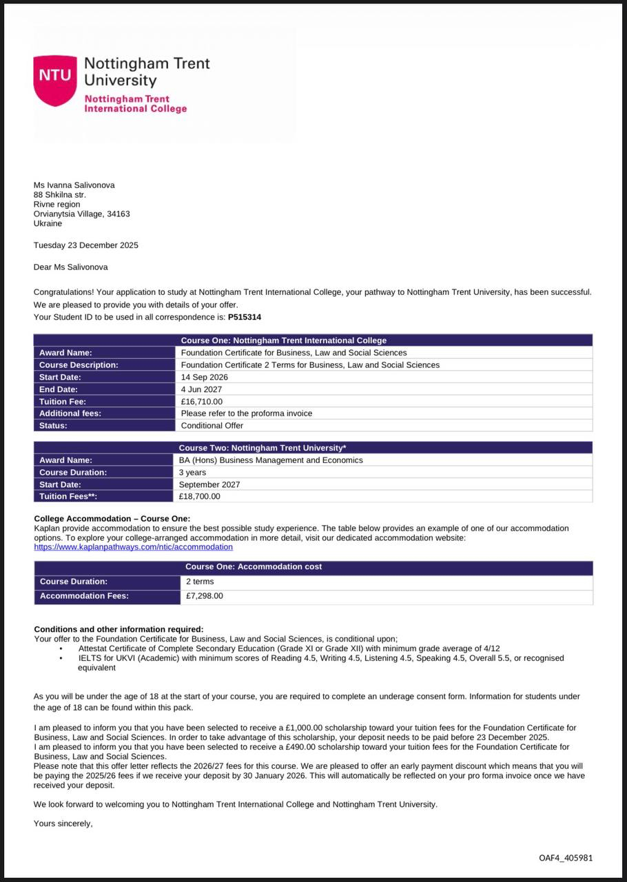 Nottingham Trent University, UK